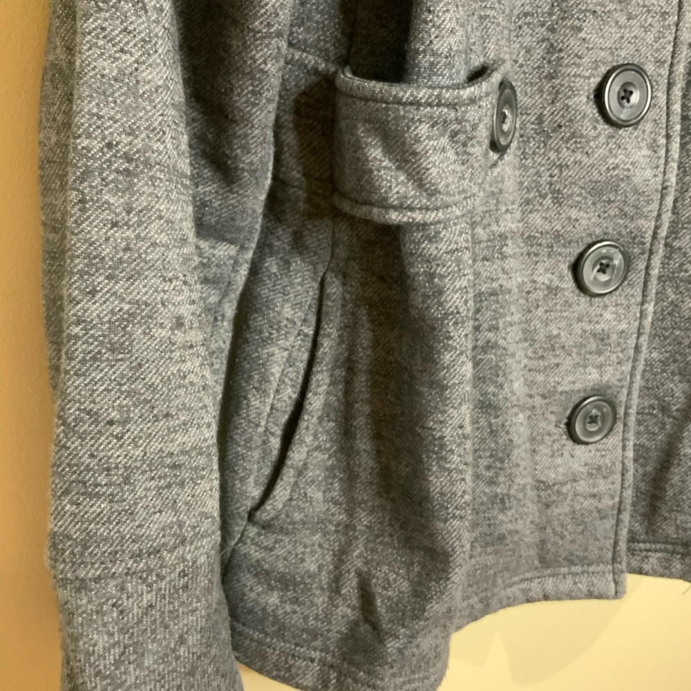 Grey button up Jacket - Picture 3 of 5
